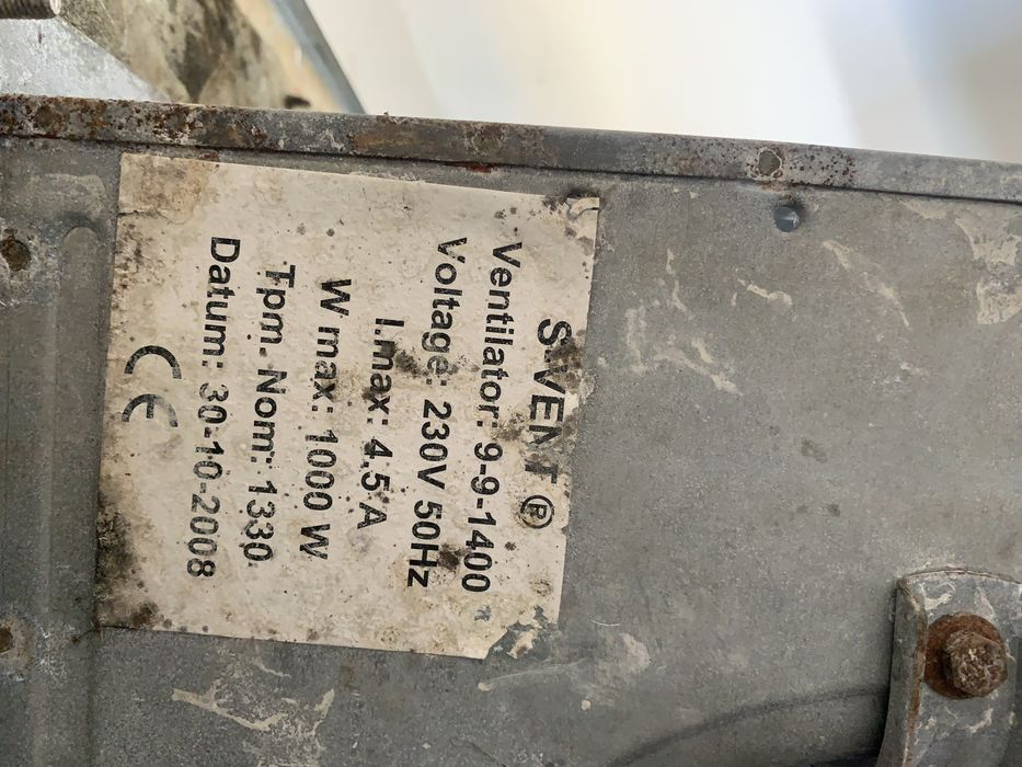 Ventilator box 2500mch filtre