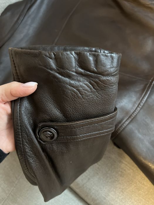 Jacheta piele naturala marinea M