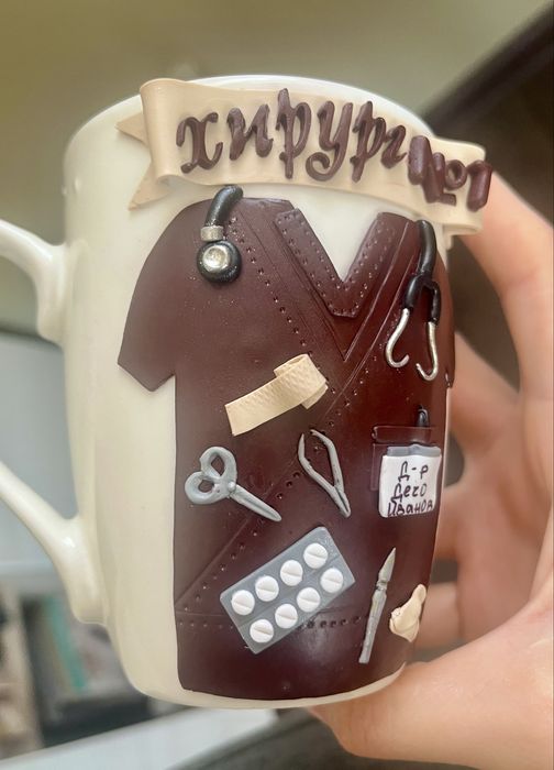 Чаша с полимерна глина