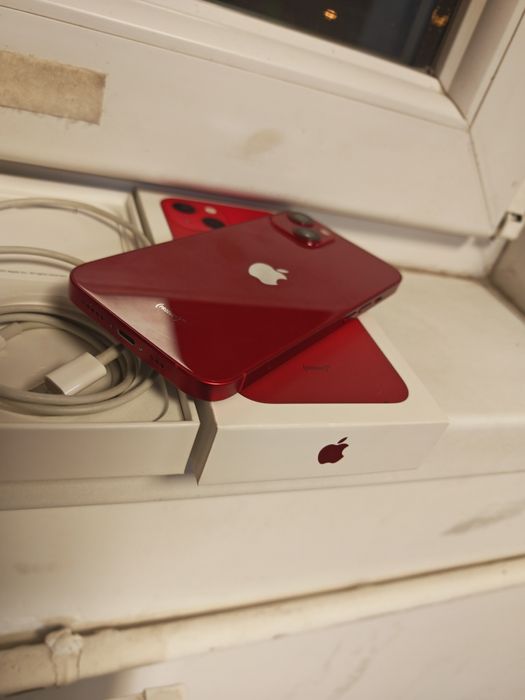 iPhone 13 Red 96%Bat 128GB Fullbox totul original liber retea