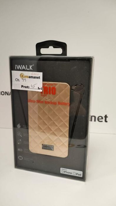 Acumulator extern iWalk Extreme Trio 6000, 6000 mAh, Auriu -BD-