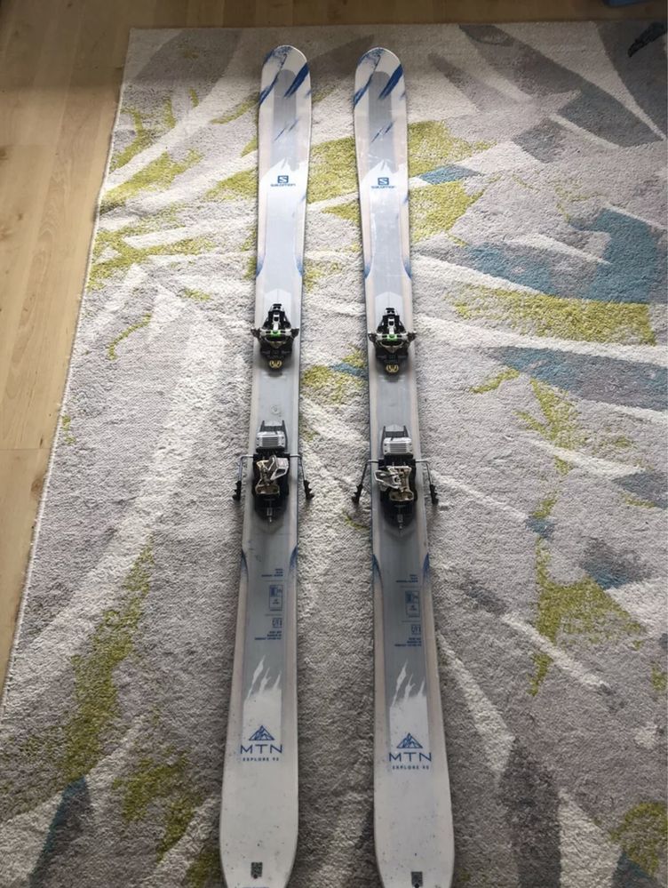 Ski tura Salomon MTN Explore 95 foci dynafit radical ST 2.0 blizzard