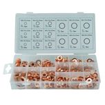 Set saibe cupru injectoare groase 375 buc.Saibe cupru import Spania