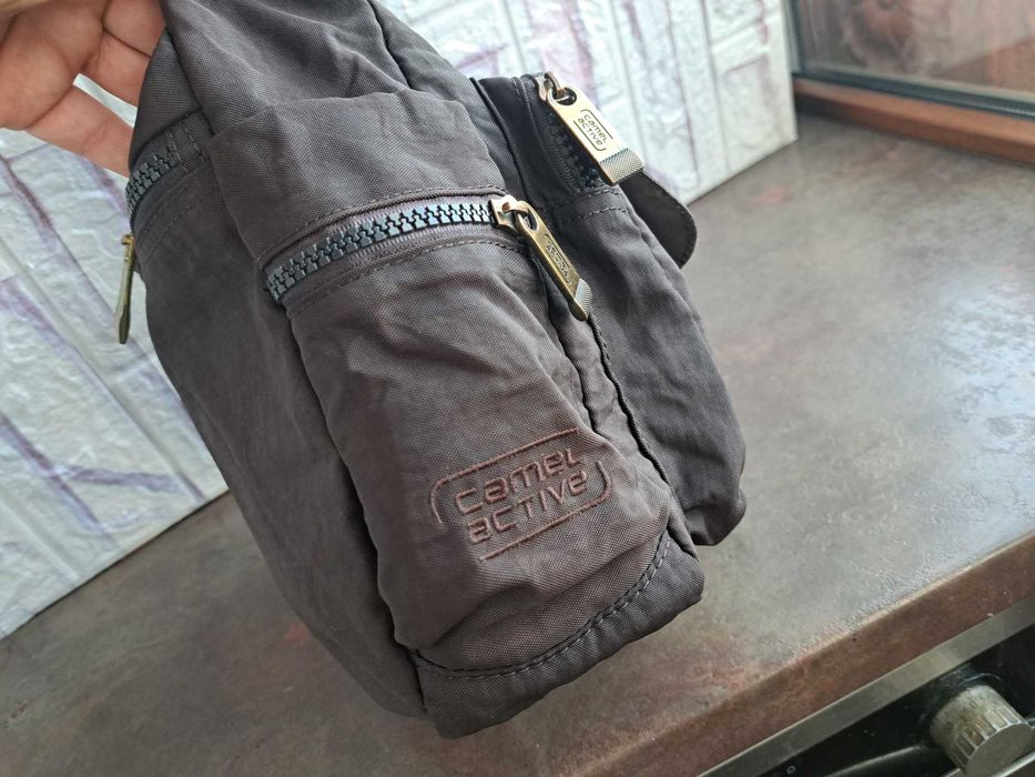 мъжка чанта Camel ,малка текстилна чантичка,торба