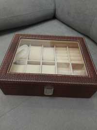 Луксозна кожена кутия за часовници и бижута