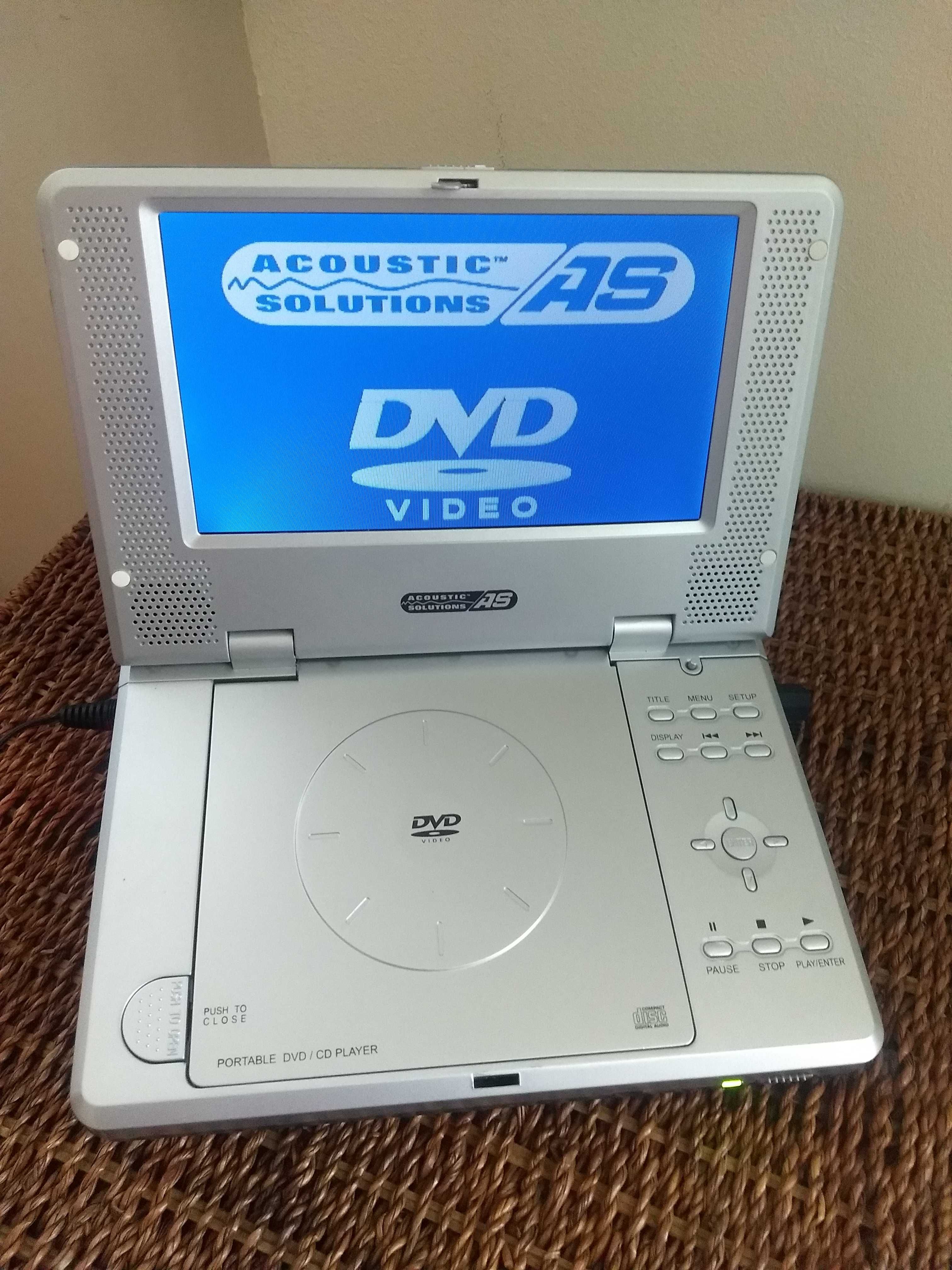 Чисто нов портативен DVD/VCR player - Acoustic Solutions/Dolby Digital