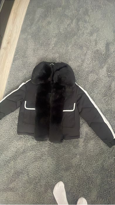 Geaca cu dama iarna blana detasabila