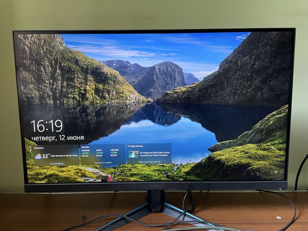 Игровой монитор Acer 27”/2К разрешение