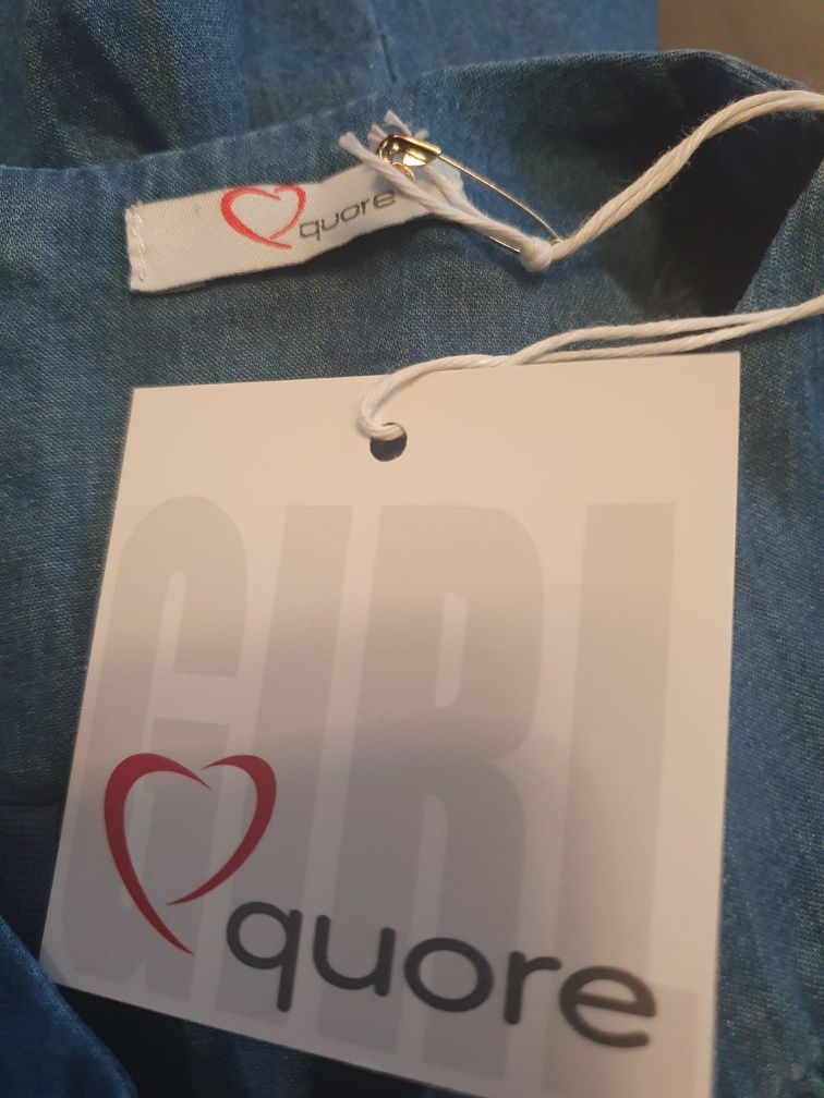 Rochiță de blugi lejeră pt. 4 ani, nouă, cu etichetă