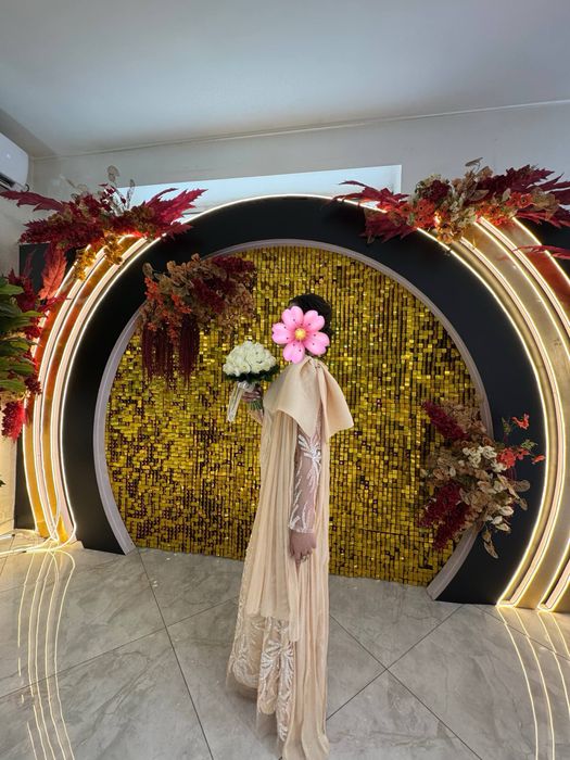 Вечерный куйлак,  бир марта  кийилган,  холати янги,  ручная работа ,