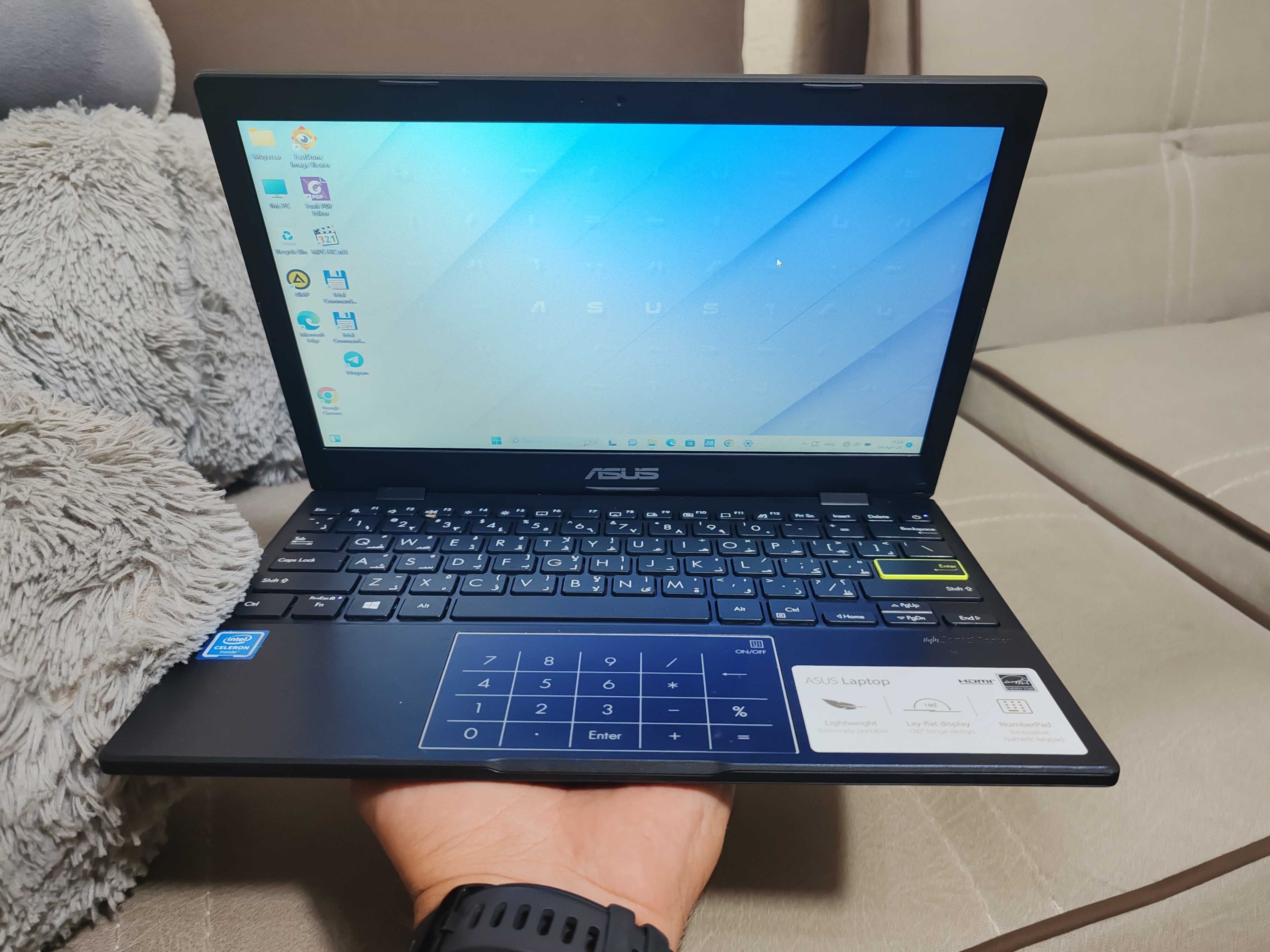 ASUS laptop офисный ноутбук, компактный и лёгкий| intel /4GB/128GB SSD