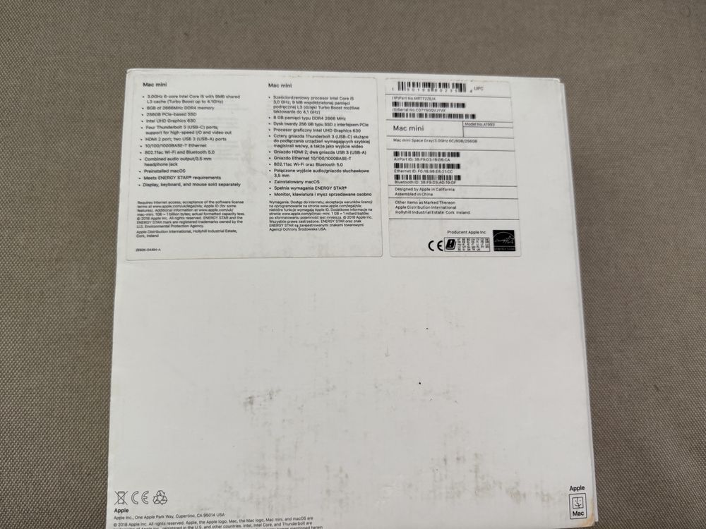 Продавам Mac Mini 2018