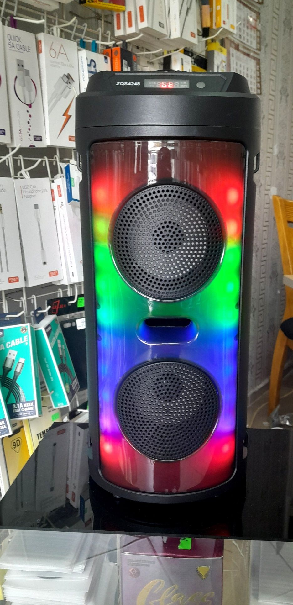 Безжична Караоке Bluetooth Колона 4" 2×8W