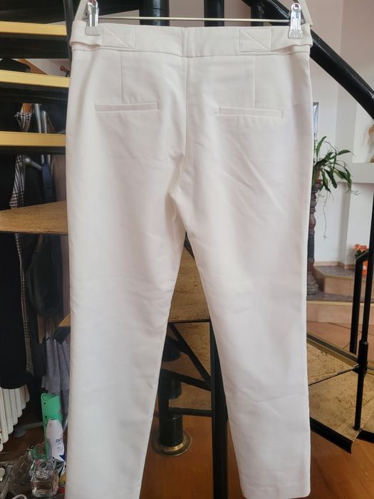 Бял панталон на Mango размер XS/S