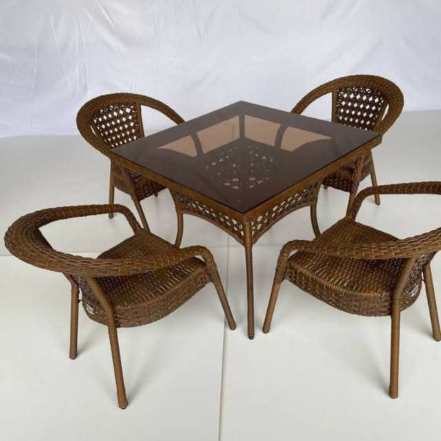 Kafe barlar uchun stol stullar Ratan stol stullar Ратан стол стуллар