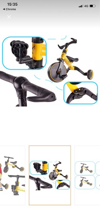 Tricicleta 3 in 1 Trike Fix Mini