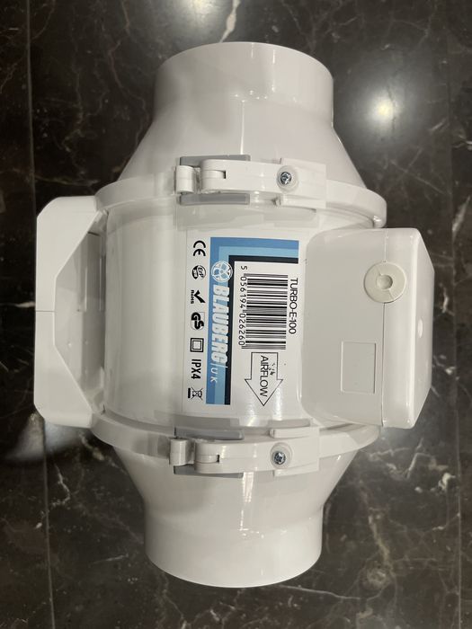 Ventilator baie BLAUBERG TURBO-E- 100 airflow