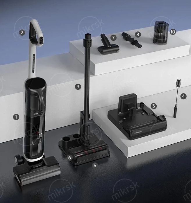 Моющий беспроводной пылесос Dreame H20 Ultra Mix/