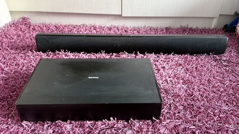 Sistem Philips audio home cinema sau soundbar + subwoofer,