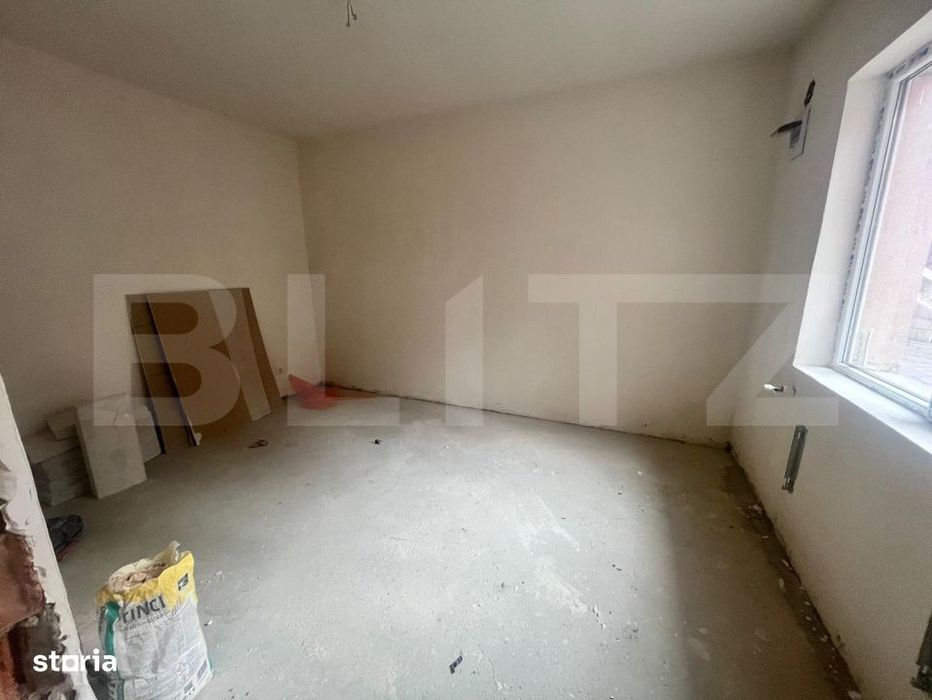 Apartament 3 camere, semifinisat, zona Piata Decebal