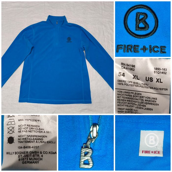 Polar Bogner Fire & Ice mărime XL bărbat bluza corp ski munte snowboar