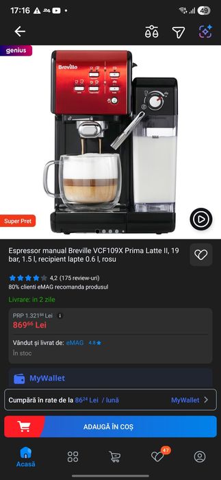 Breville Prima Latte 2