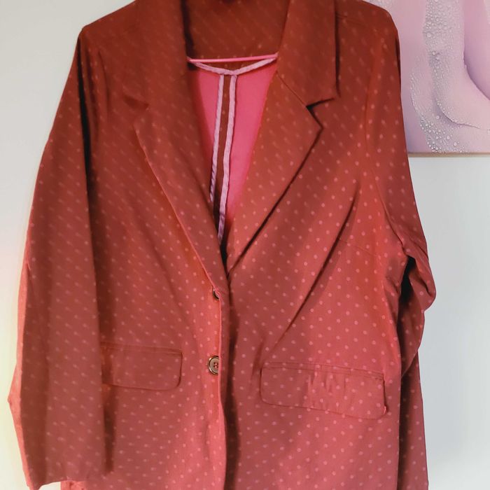 Costum Dama VERO MODA Junarose Coll. Bumbac Roșu/Vișiniu/Bord. Nou 44