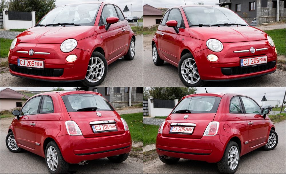 Fiat 500 / benzina / 136000 km  Euro5 / posibilitate achizite RATE