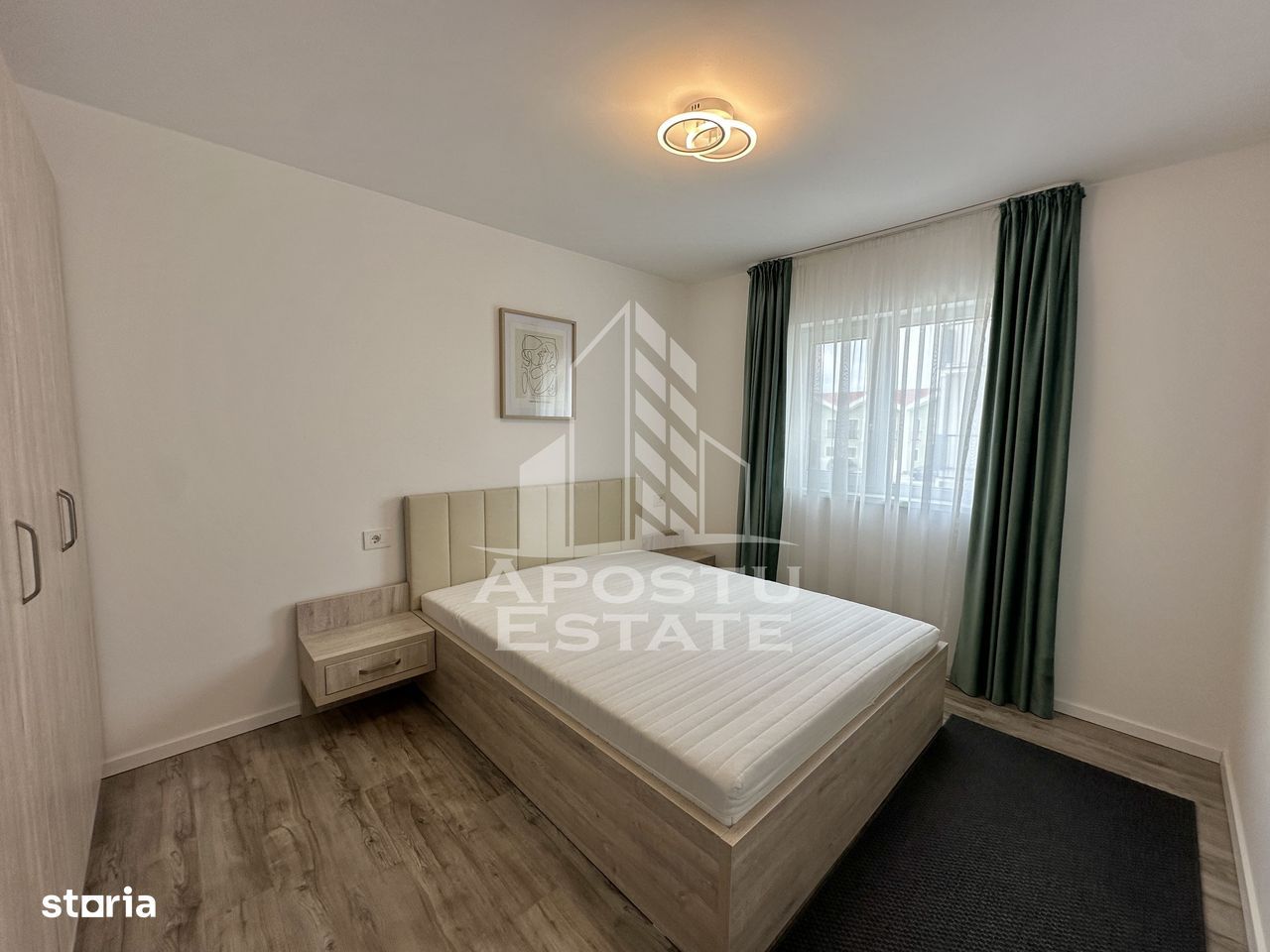 Apartament cu 2 camere la etajul 1, mobilat si utilat in Braytim