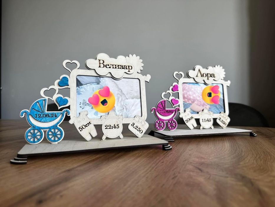 Бебешка визитка със снимка