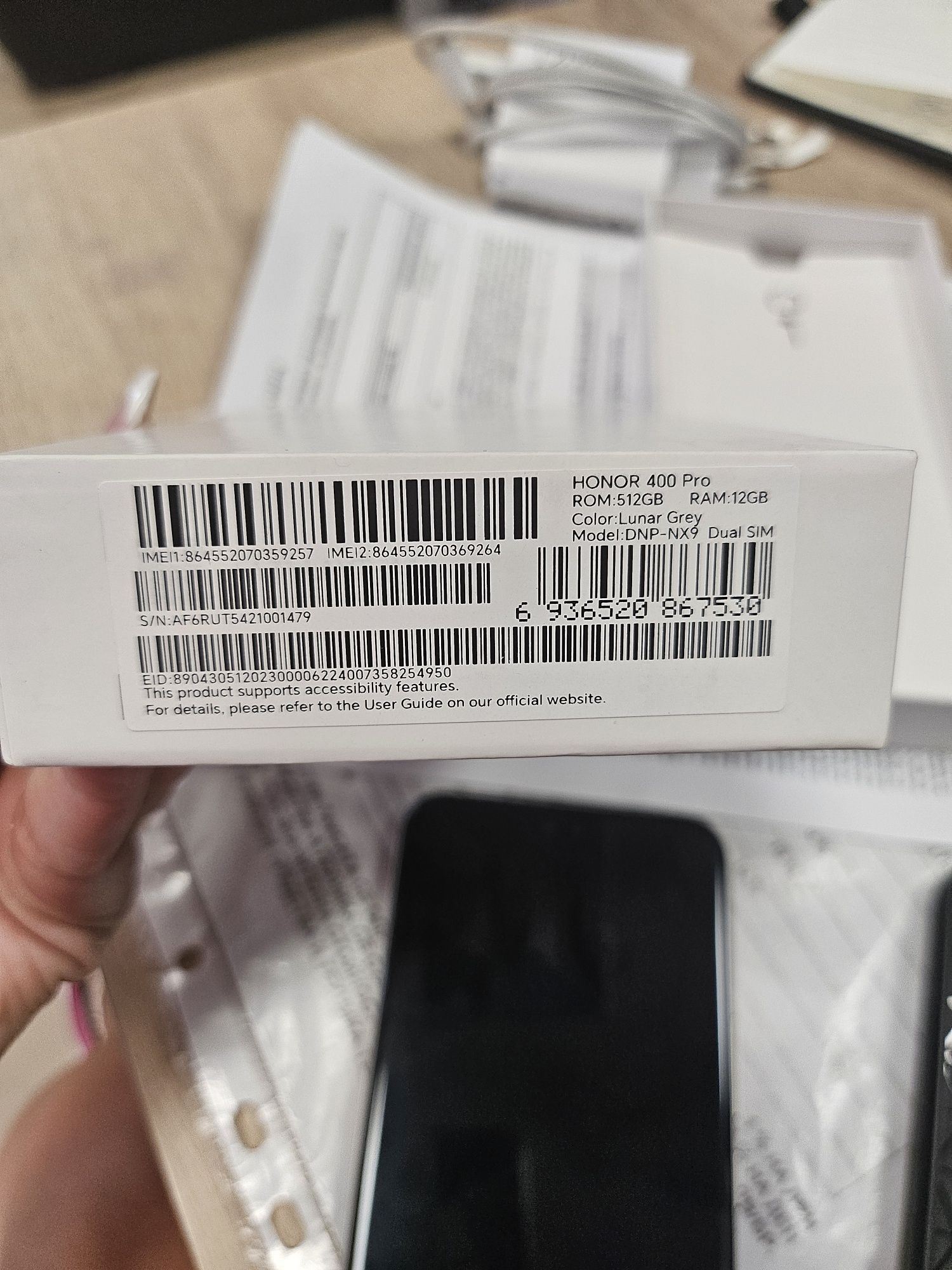 HONOR 400 pro 512GB
