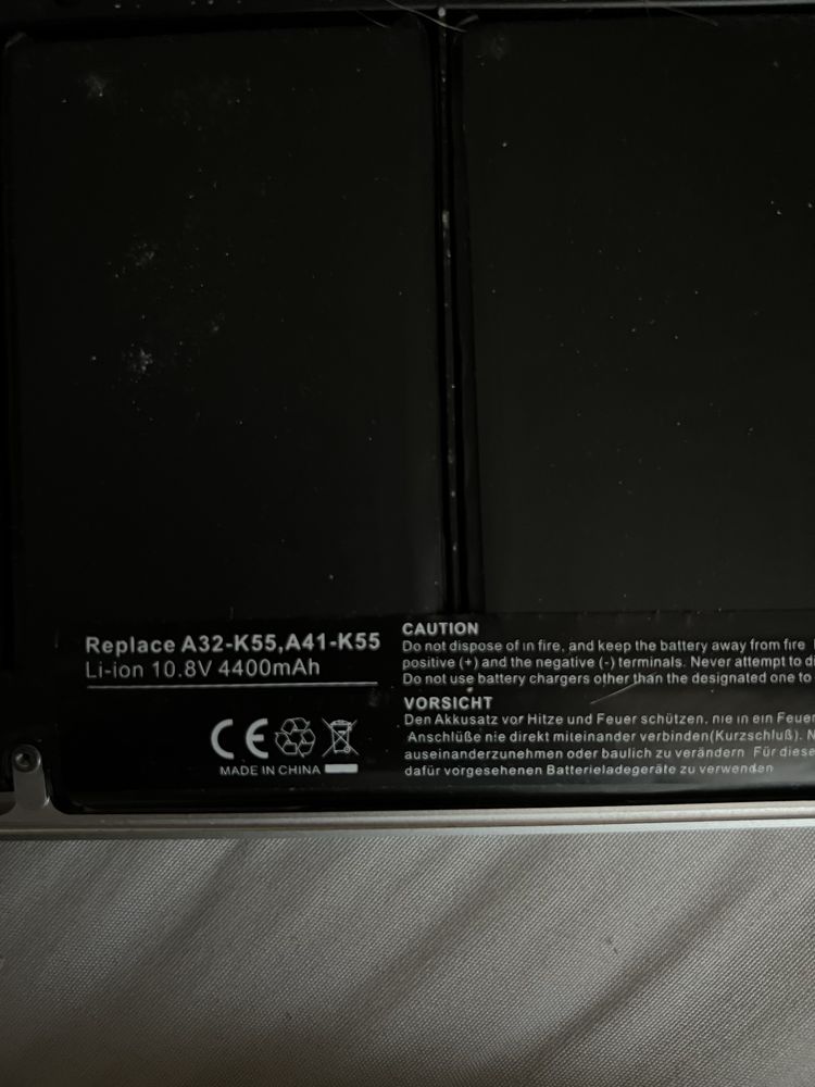 Оригинална батерия за Macbook за рециклиране