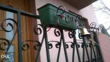 Suport jardiniera din fier plin forjat 40-60 cm