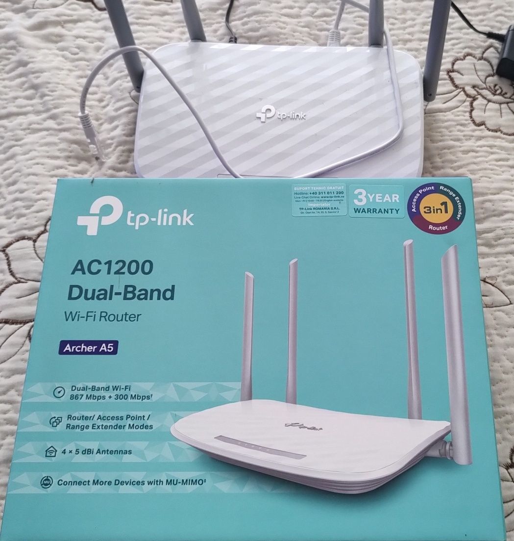 Рутер TP link ac 1200 dual band archer a5