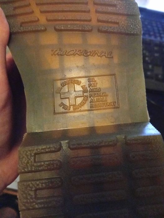 Dr. Martens 1460 Pascal Atlas Ghete masura Eu-41 piele gri inchis