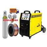Aparat sudura PERFEKT MIG 250 + butelie 8L corgon + ceas + sarma 15kg