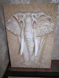 Декор слон лепка