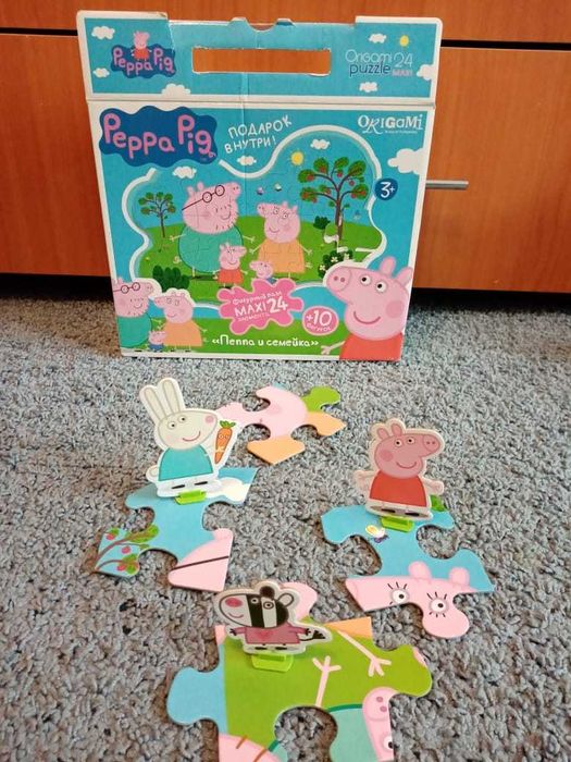 Детские пазлы "Свинка пеппа"