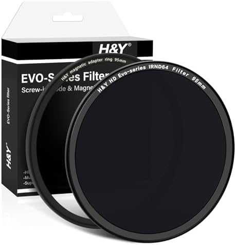 Нов 95mm H&Y IRND64 ND Филтър EVO – Магнитен и Винтов 2 в 1 за снимки