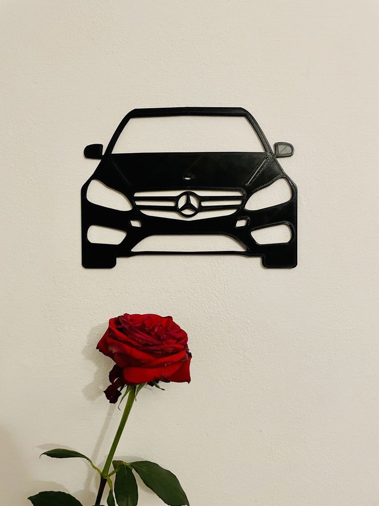 Decorațiune de perete printată 3D Mercedes-Benz E-Class