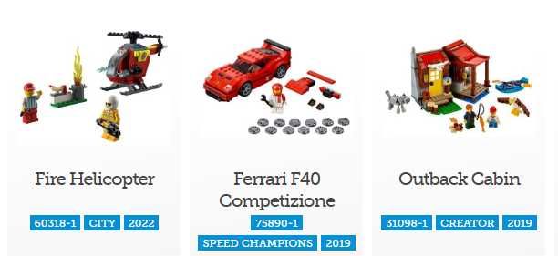 ЛЕГО Сетове / LEGO Sets