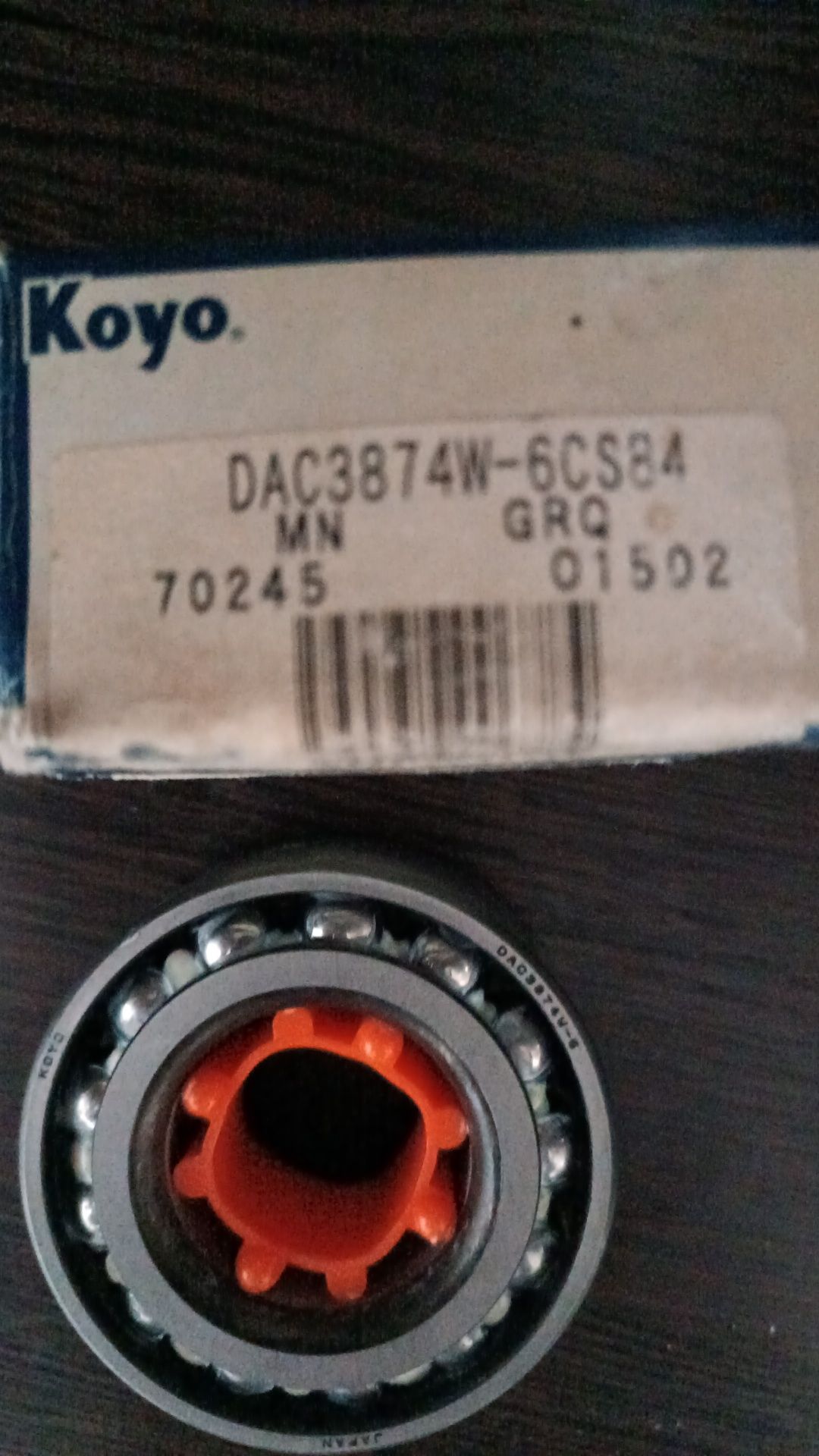 Подшипник ступицы задний на Toyota Camry 40 объем 2.4.
