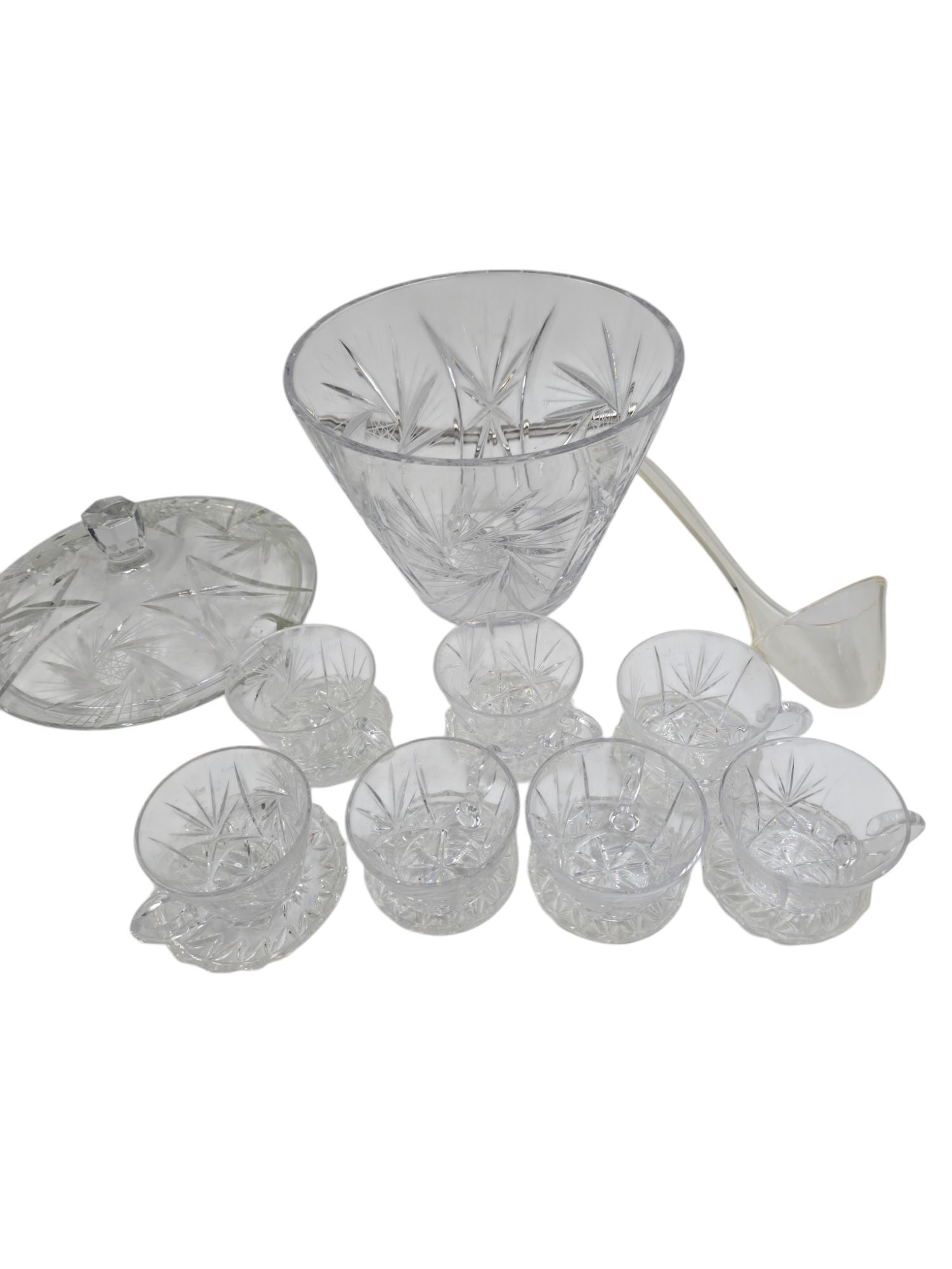 Set cești cristal punch