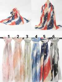 Турски шалове различни цветове и модели. Размер: 90/180см