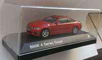 Macheta BMW seria 4 Coupe (F32) rosu - iScale 1/43 noua