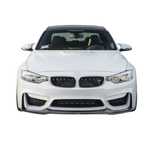 Lip bara fata M3 compatibil BMW Seria 3 F30 F31 2012-2018 negru lucios