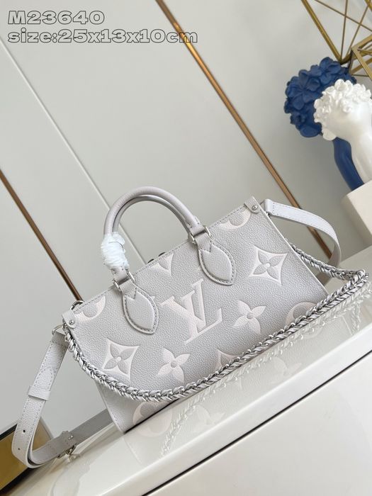 Geanta Louis Vuitton East West 25cm gri, tip Premium