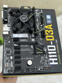 Kit Gigabyte H110-D3A + intel G3900T + 4Gb ddr4 + ssd 120gb Hp