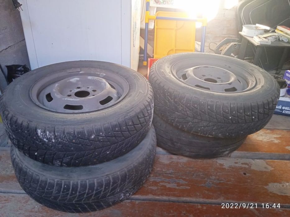 Продам комплект бу колёс на 13