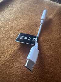 Audio cable usb-c to 3,5 mm adaptor